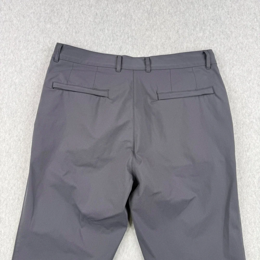 Twillory Pants Mens 34x32 (Fits 34x30) Gray Performance Tailored Fit Chino Golf